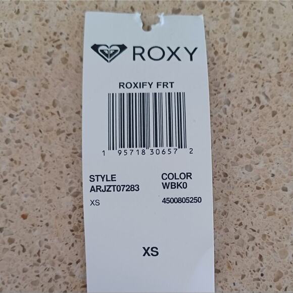 Roxy ICONIC DAYS Crop Top White XS NWT RARE - Picture 9 of 9